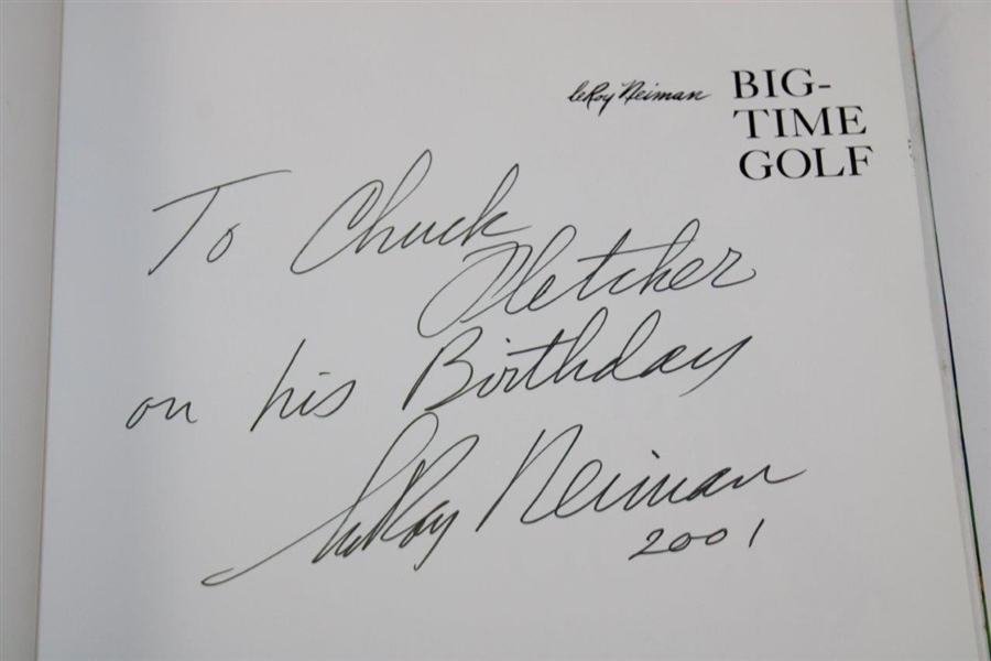 LeRoy Neiman Signed 'Big Time Golf' JSA ALOA