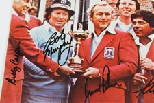 Palmer, Trevino, Irwin & Others Signed Ryder Cup Photo JSA ALOA