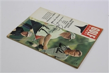 Nicklaus, Palmer & Player Signed Golf Digest Magazine JSA ALOA