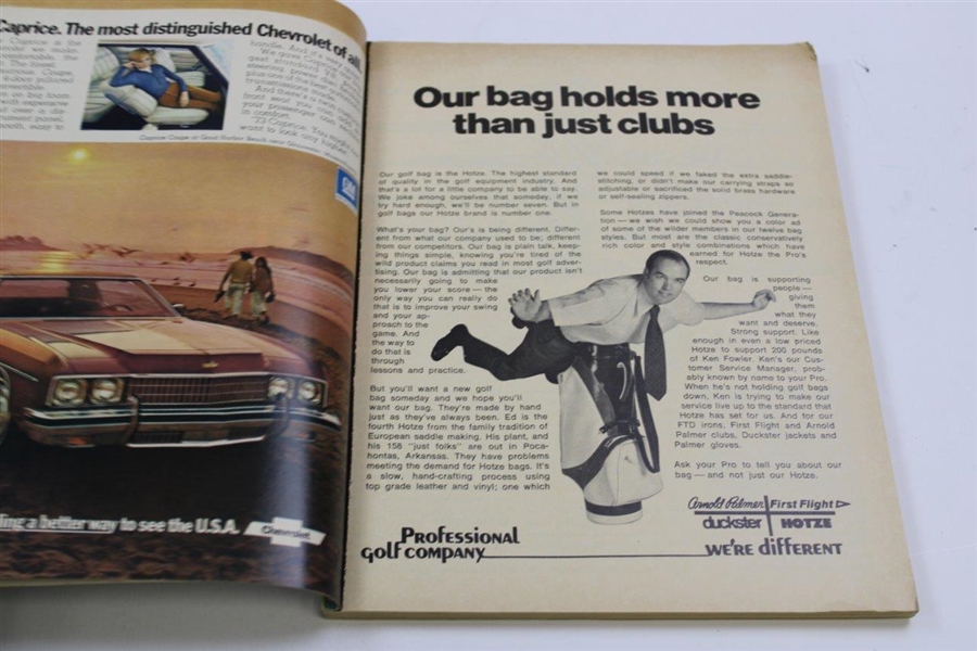 Jack Nicklaus Signed 1973 Annual Golf Digest Magazine JSA ALOA