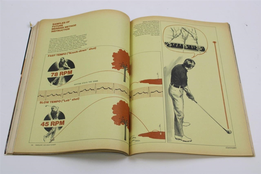 Jack Nicklaus Signed 1973 Annual Golf Digest Magazine JSA ALOA