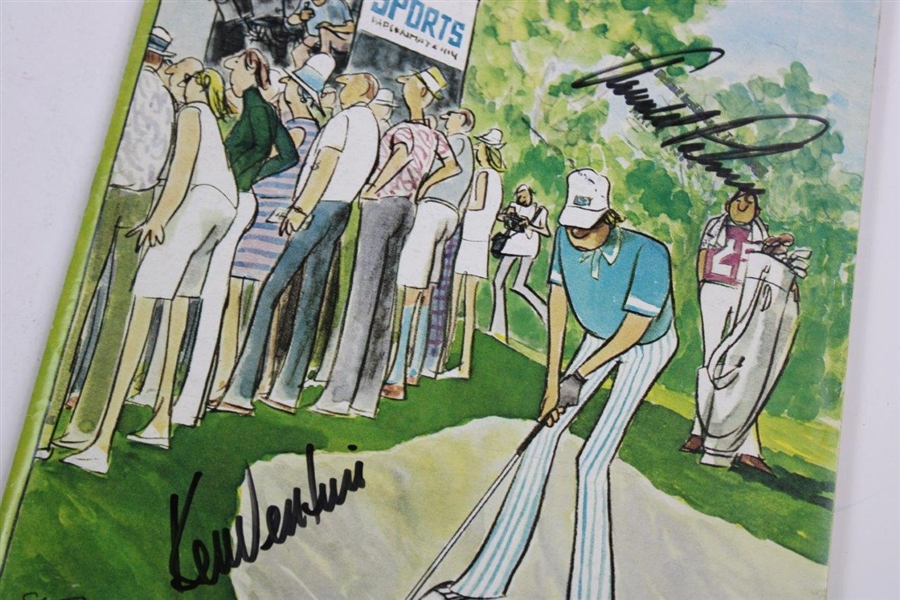 Arnold Palmer & Ken Venturi Signed The New Yorker Magazine JSA ALOA