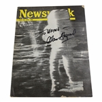 Alan Shepard Signed Newsweek Magazine JSA ALOA