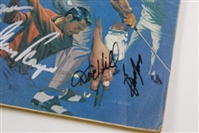 Jack Nicklaus, Arnold Palmer, Gary Player & 3 Others Signed 1971 Golf Digest Magazine JSA ALOA