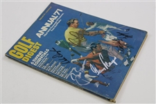 Jack Nicklaus, Arnold Palmer, Gary Player & 3 Others Signed 1971 Golf Digest Magazine JSA ALOA