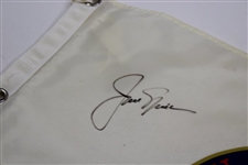 Jack & Gary Nicklaus Signed 1997 US Open at Congressional Screen Flag JSA ALOA