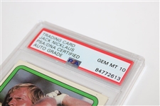 Jack Nicklaus Signed Rookie Card PSA# 84772613