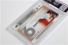 Justin Thomas Signed Back Fabrics Card PSA# 84773908