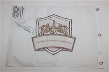 Bernhard Langer Signed 2017 Senior PGA Championship Flag JSA ALOA