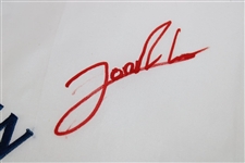 Jon Rahm Signed 2021 US Open Flag JSA ALOA
