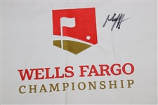 Max Homa Signed Wells Fargo Championship Flag JSA ALOA
