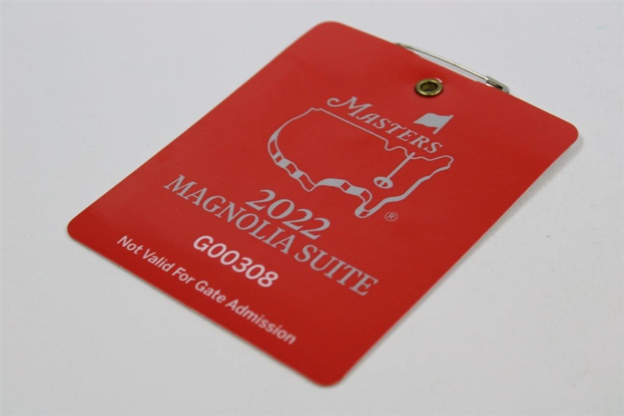 2022 Masters Magnolia Suite Badge #G00308