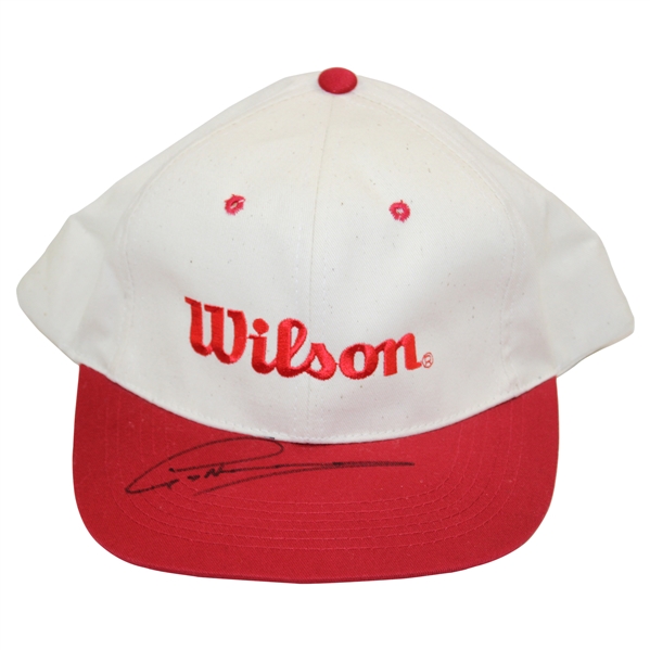 Greg Norman Signed Wilson Hat JSA #QQ35390