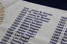 93rd PGA Championship Golf Towel With Past Winners And Dates
