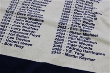 93rd PGA Championship Golf Towel With Past Winners And Dates