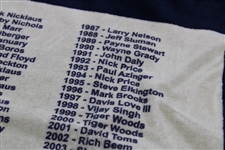 93rd PGA Championship Golf Towel With Past Winners And Dates