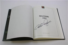 Bernhard Langer Signed 1993 Masters Tournament Green Annual Book JSA ALOA