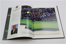 Bernhard Langer Signed 1993 Masters Tournament Green Annual Book JSA ALOA