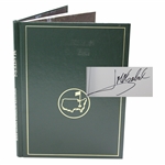 Jose Olazabal Signed 1994 Masters Tournament Green Annual Book JSA ALOA