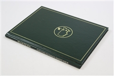 Jose Olazabal Signed 1994 Masters Tournament Green Annual Book JSA ALOA