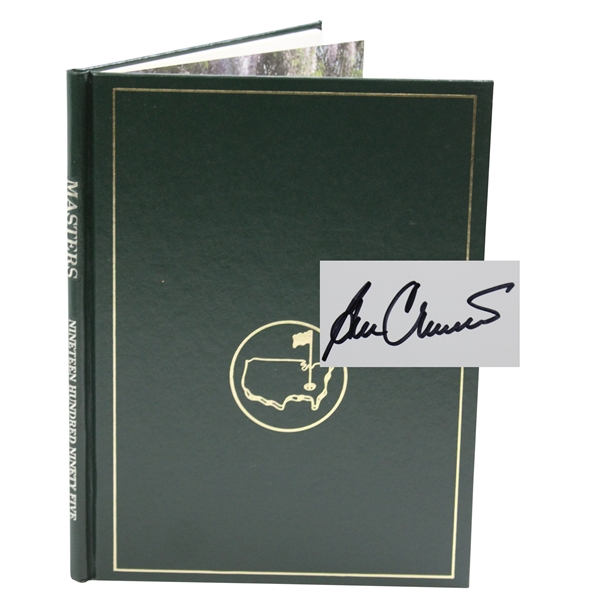 Ben Crenshaw Signed 1995 Masters Tournament Green Annual Book JSA ALOA