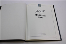 Ben Crenshaw Signed 1995 Masters Tournament Green Annual Book JSA ALOA