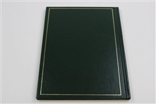 Ben Crenshaw Signed 1995 Masters Tournament Green Annual Book JSA ALOA