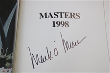 Mark O'Meara Signed 1998 Masters Tournament Green Annual Book JSA ALOA