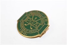 1941 PGA Championship at Cherry Hills CC Contestant Badge - Vic Ghezzi Winner