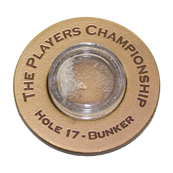 Sand From The Players Championship at TPC Sawgrass Hole 17 Coin