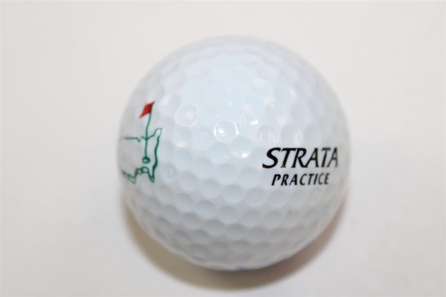 Sathith Theegala Signed Masters Logo Strata Practice Golf Ball JSA ALOA
