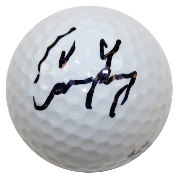 Cameron Young Signed Masters Logo Strata Practice Golf Ball JSA ALOA