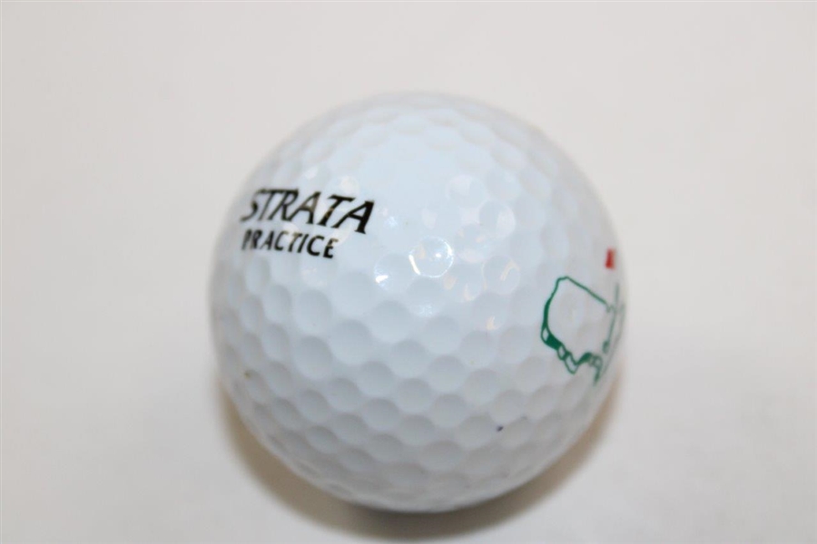 Cameron Young Signed Masters Logo Strata Practice Golf Ball JSA ALOA