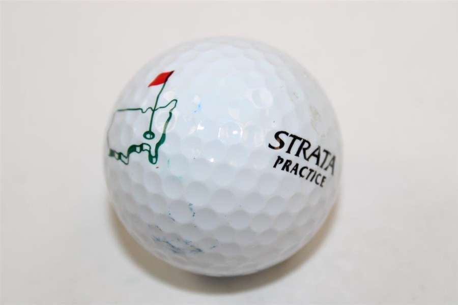 Jordan Speith Signed Masters Logo Strata Practice Golf Ball JSA ALOA