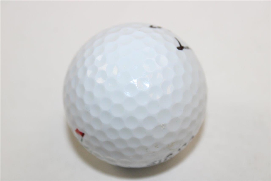 Jordan Speith Signed Masters Logo Strata Practice Golf Ball JSA ALOA