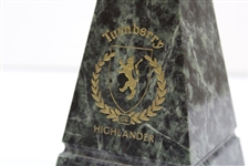 1999 Turnberry Highlander Division Champion Marble Trophy