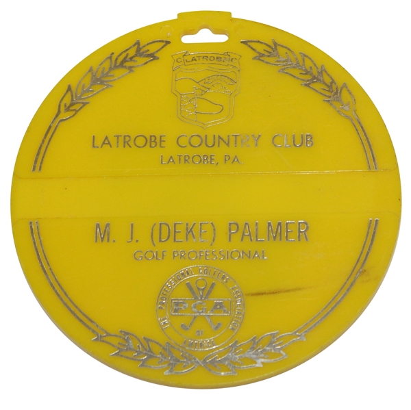 Latrobe Country Club Deke Palmer Member Bag Tag