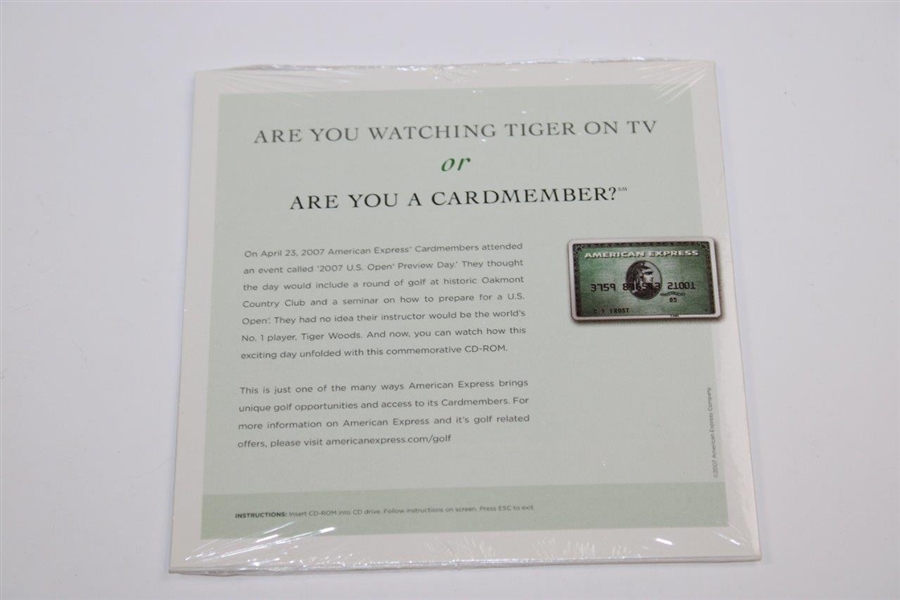 American Express Presents Tiger Woods At Oakmont Commemorative Unopened CD