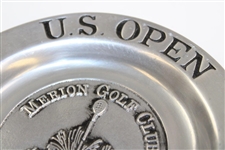 1981 US Open Merion Golf Club Mini Pewter Plate 6”