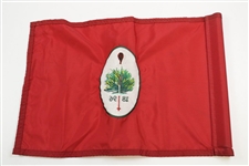 Merion Golf Club 1896 Course Used Red Embroidered Flag 