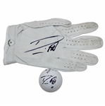 Danny Willett Signed Personal Used Callaway Golf Glove & Golf Ball JSA ALOA