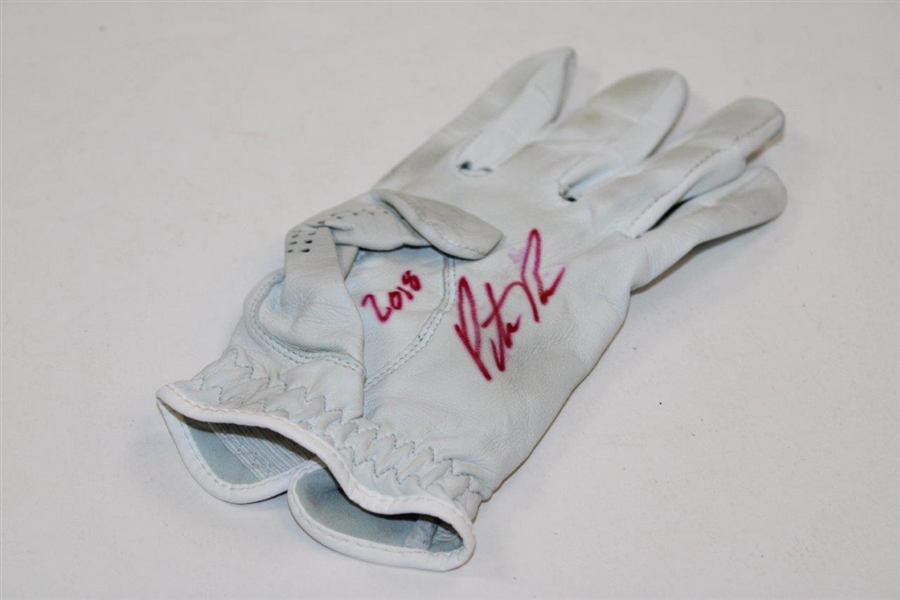 Patrick Reed Signed Personal Used FJ Golf Glove & Titleist Golf Ball JSA ALOA