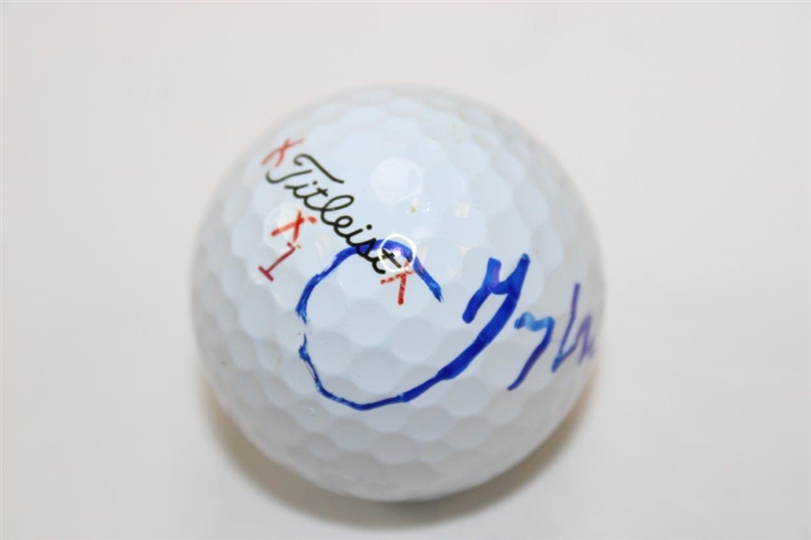 Gary Woodland Signed Personal Used Wilson Golf Glove & Titleist Golf Ball JSA ALOA