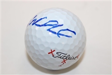 Gary Woodland Signed Personal Used Wilson Golf Glove & Titleist Golf Ball JSA ALOA