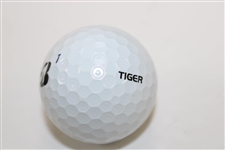 Tiger Personal Used Nike Golf Glove with Tiger Used Bridgestone 1 Golf Ball