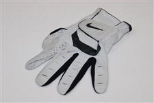 Tiger Personal Used Nike Golf Glove with Tiger Used Bridgestone 1 Golf Ball