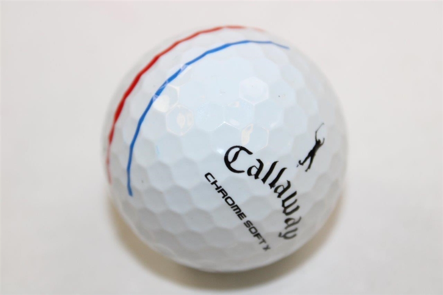 Phil Mickelson Personal Used Logo Callaway Golf Ball