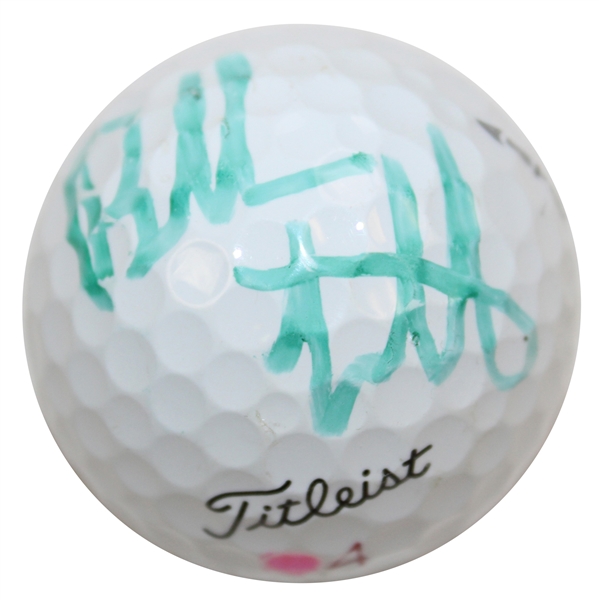 Bubba Watson Signed Personal Used Titleist 4 Logo Golf Ball JSA ALOA