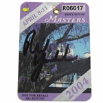 Phil Mickelson Signed 2004 Masters Tournament SERIES Badge #R06617 JSA ALOA