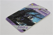 Phil Mickelson Signed 2004 Masters Tournament SERIES Badge #R06617 JSA ALOA